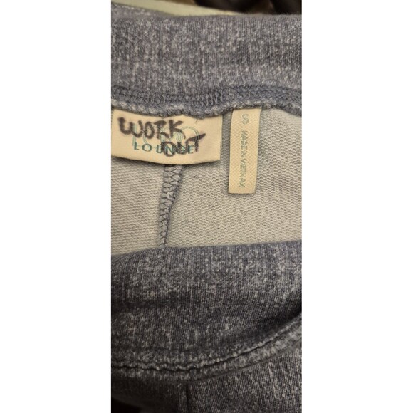 Logo Lounge Size Small Heather Blue Capri Pull On Comfort Pants Denim Look EUC - Picture 4 of 4